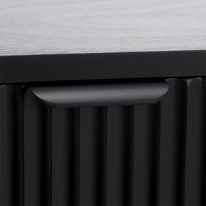 Safavieh Thurston 2-door Media Stand - Elegant Tv Cabinet For Stylish Living Spaces And Organized Entertainment Matte Black , Wood Med5712b