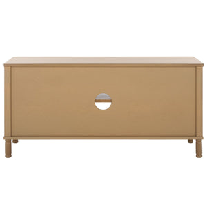 Safavieh Thurston 2-door Media Stand - Elegant Tv Cabinet For Stylish Living Spaces And Organized Entertainment Desert Brown Wood Med5712c