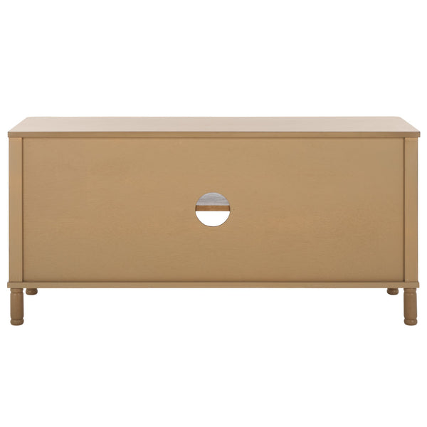 Safavieh Thurston 2-door Media Stand - Elegant Tv Cabinet For Stylish Living Spaces And Organized Entertainment Desert Brown Wood Med5712c