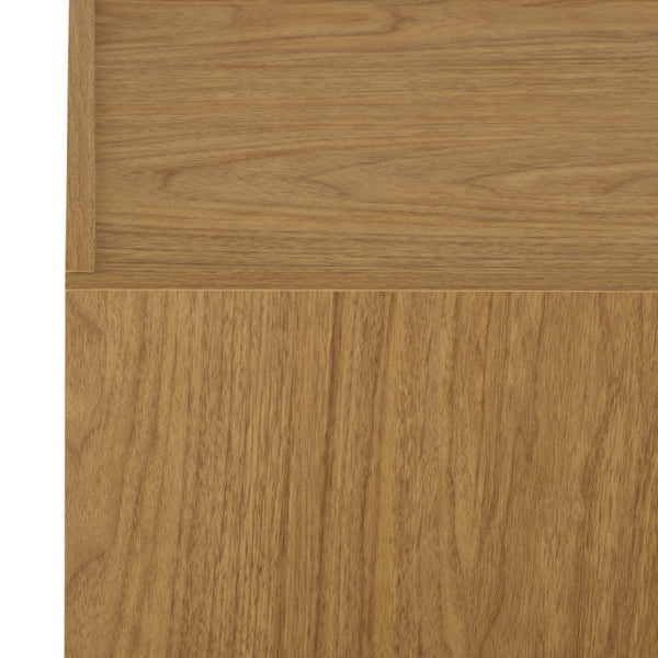 Safavieh Oona Slatted Oak Media Stand with Five Shelves and Drawer for Living Room Oak / Black MED5903A-2BX
