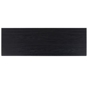 Safavieh Aurelio Vintage-Inspired Media Stand With Two Shelves And Smart Cable Management For Modern Living Black MED9600B
