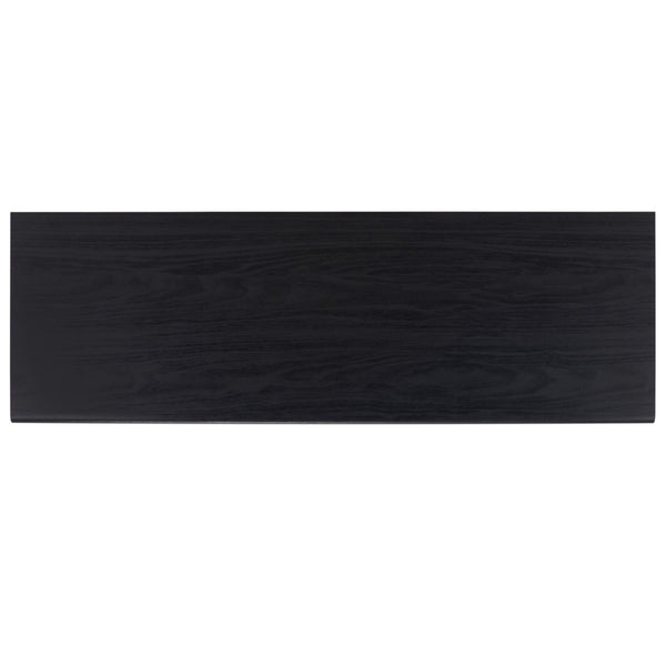 Safavieh Aurelio Vintage-Inspired Media Stand With Two Shelves And Smart Cable Management For Modern Living Black MED9600B