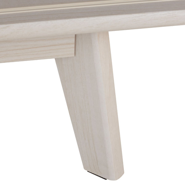 Safavieh Aurelio Vintage-Inspired Media Stand With Two Shelves And Smart Cable Management For Modern Living Bleached White MED9600C