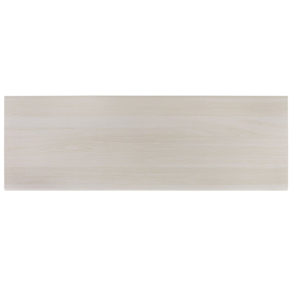 Safavieh Aurelio Vintage-Inspired Media Stand With Two Shelves And Smart Cable Management For Modern Living Bleached White MED9600C