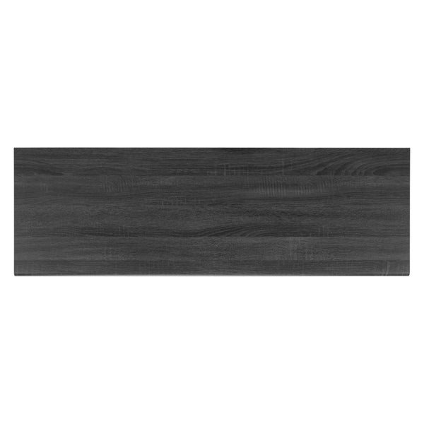 Safavieh Aurelio Vintage-Inspired Media Stand With Two Shelves And Smart Cable Management For Modern Living Distressed Black MED9600E