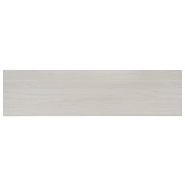 Safavieh Esma Stylish Media Stand With Retro Design, Two Shelves, And Cable Management For Modern Spaces Bleached White MED9601C