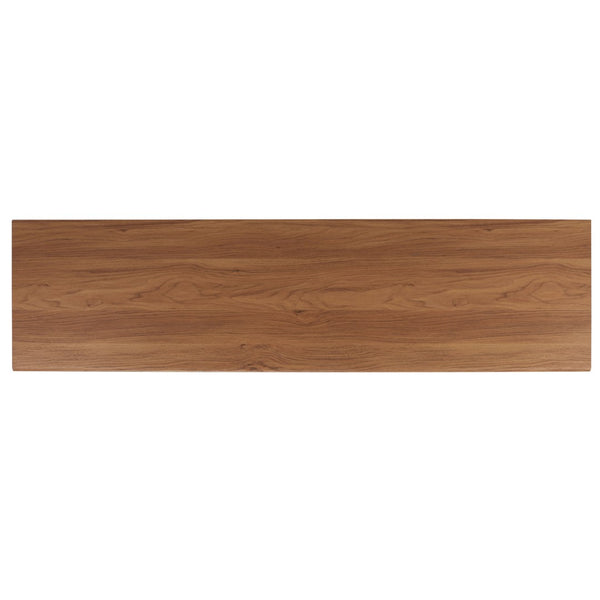 Safavieh Esma Stylish Media Stand With Retro Design, Two Shelves, And Cable Management For Modern Spaces Oak MED9601D