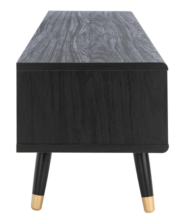 Safavieh Beatrix Retro-Modern Media Stand With 2 Drawers & Open Shelf - Stylish Storage For Any Space MED9607A