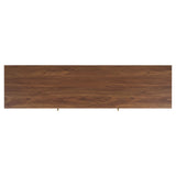 Safavieh Claude 2 Door 2 Shelf Media Stand XII23 Walnut Wood MED9610A