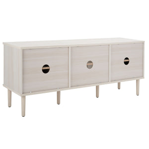 Safavieh Claude 2 Door 2 Shelf Media Stand XII23 White Wood MED9610C