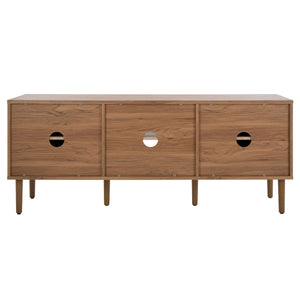 Safavieh Claude 2 Door 2 Shelf Media Stand XII23 Oak Wood MED9610D