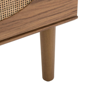 Safavieh Claude 2 Door 2 Shelf Media Stand XII23 Oak Wood MED9610D