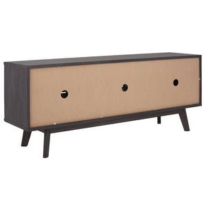 Safavieh Alatar Stylish 3-Drawer Media Stand With Open Shelf For Organized Storage And Timeless Appeal Distressed Black MED9613E