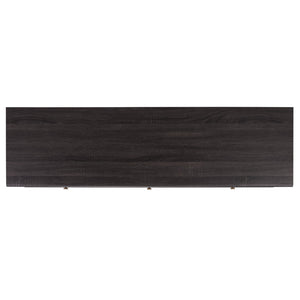 Safavieh Alatar Stylish 3-Drawer Media Stand With Open Shelf For Organized Storage And Timeless Appeal Distressed Black MED9613E