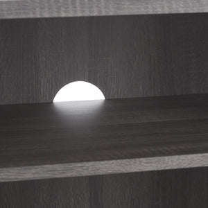 Safavieh Ophelia 2 Door 2 Shelf Media Stand Distressed Black Wood MED9615E