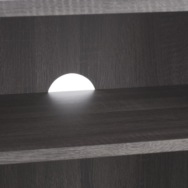 Safavieh Ophelia 2 Door 2 Shelf Media Stand Distressed Black Wood MED9615E