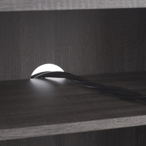 Safavieh Ophelia 2 Door 2 Shelf Media Stand Distressed Black Wood MED9615E