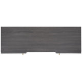 Safavieh Ophelia 2 Door 2 Shelf Media Stand Distressed Black Wood MED9615E