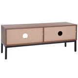 Safavieh Lylia 1 Door Media Stand Walnut  Wood MED9617A