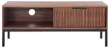 Safavieh Lylia 1 Door Media Stand Walnut  Wood MED9617A