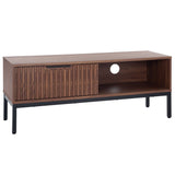 Safavieh Lylia 1 Door Media Stand Walnut  Wood MED9617A