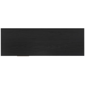 Safavieh Lylia 1 Door Media Stand Black Wood MED9617B