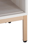 Safavieh Lylia 1 Door Media Stand White Wood MED9617C