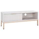 Safavieh Lylia 1 Door Media Stand White Wood MED9617C