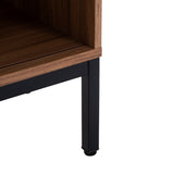 Safavieh Lylia 1 Door Media Stand Oak  Wood MED9617D