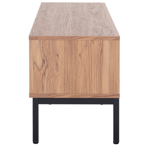 Safavieh Lylia 1 Door Media Stand Oak  Wood MED9617D