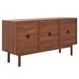 Safavieh Aino 3 Door Sideboard / Media Stand Walnut MED9618A