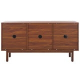 Safavieh Aino 3 Door Sideboard / Media Stand Walnut MED9618A