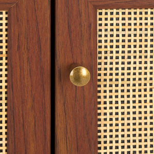 Safavieh Aino 3 Door Sideboard / Media Stand Walnut MED9618A