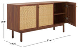 Safavieh Aino 3 Door Sideboard / Media Stand Walnut MED9618A