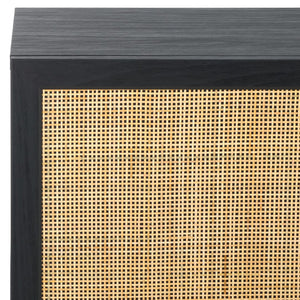 Safavieh Aino 3 Door Sideboard / Media Stand Black 53.6" x 19.3" x 29.6"