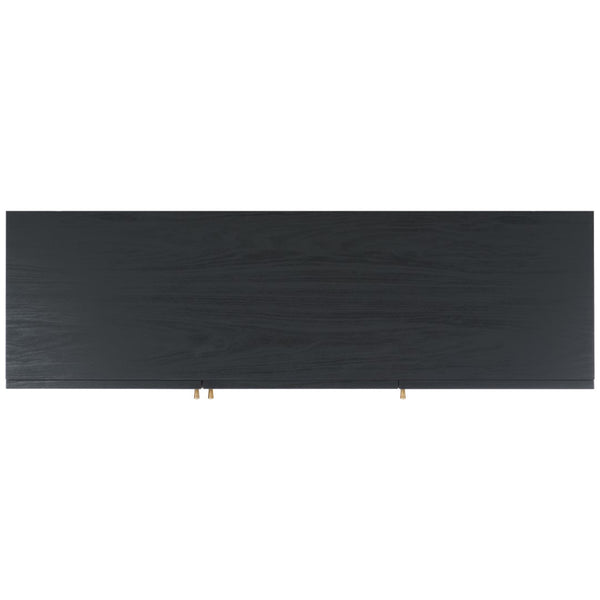 Safavieh Aino 3 Door Sideboard / Media Stand Black 53.6" x 19.3" x 29.6"