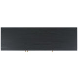 Safavieh Aino 3 Door Sideboard / Media Stand Black 53.6" x 19.3" x 29.6"