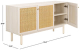 Safavieh Aino 3 Door Sideboard / Media Stand White MED9618C