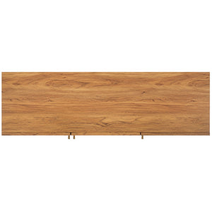 Safavieh Aino 3 Door Sideboard / Media Stand Oak 53.6" x 19.3" x 29.6"