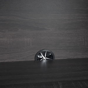 Safavieh Aino 3 Door Sideboard / Media Stand Distressed Black MED9618E