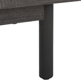 Safavieh Aino 3 Door Sideboard / Media Stand Distressed Black MED9618E