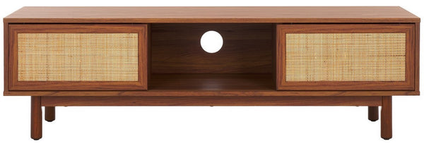 Safavieh Aino 2 Door Media Stand Walnut MED9619A