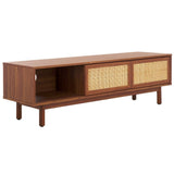 Safavieh Aino 2 Door Media Stand Walnut MED9619A