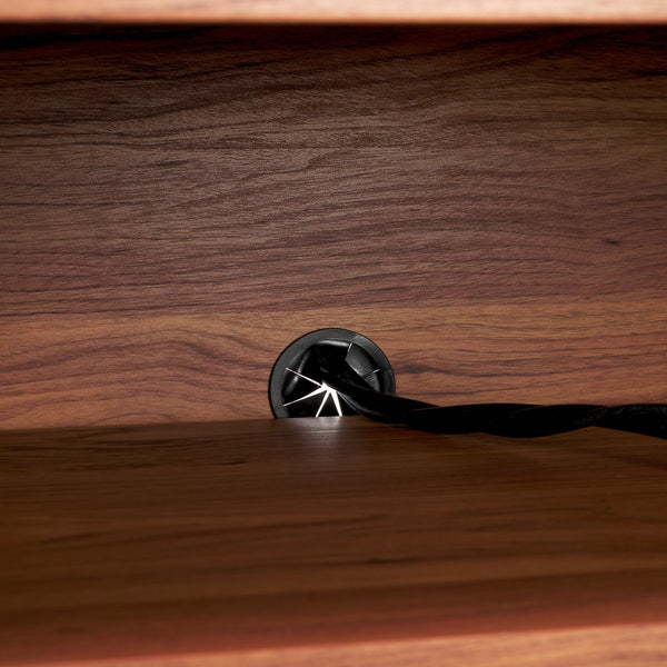 Safavieh Narine 4 Door 2 Shelf Sideboard/Media Stand Walnut 60.7" x 17.7" x 32.2"