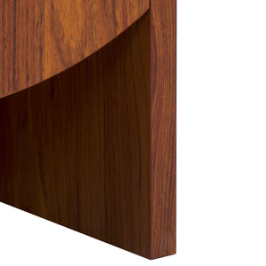 Safavieh Narine 4 Door 2 Shelf Sideboard/Media Stand Walnut 60.7" x 17.7" x 32.2"