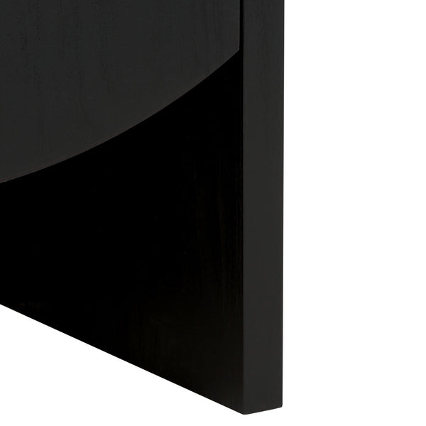 Safavieh Narine 4 Door 2 Shelf Sideboard/Media Stand Black 60.7" x 17.7" x 32.2"