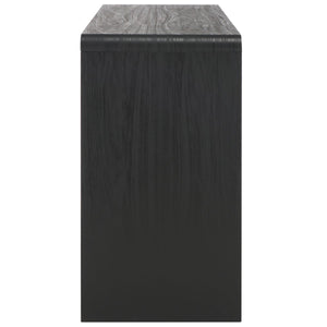 Safavieh Narine 4 Door 2 Shelf Sideboard/Media Stand Black 60.7" x 17.7" x 32.2"