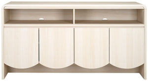 Safavieh Narine 4 Door 2 Shelf Sideboard/Media Stand White MED9620C-2BX
