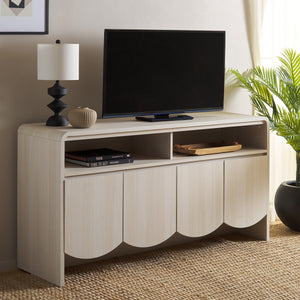 Safavieh Narine 4 Door 2 Shelf Sideboard/Media Stand White MED9620C-2BX