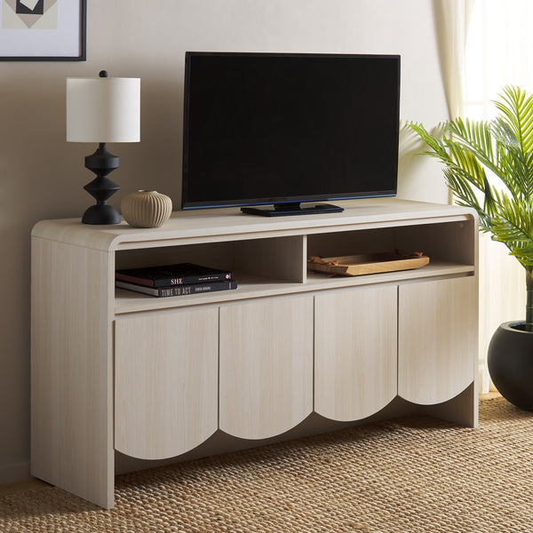 Safavieh Narine 4 Door 2 Shelf Sideboard/Media Stand White MED9620C-2BX